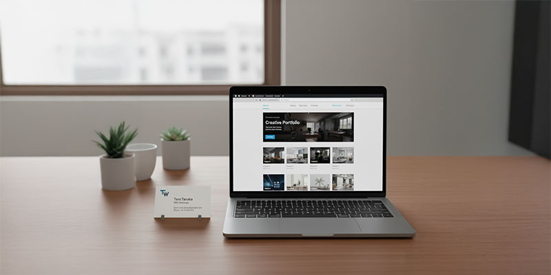 名刺とホームページがバラバラ？